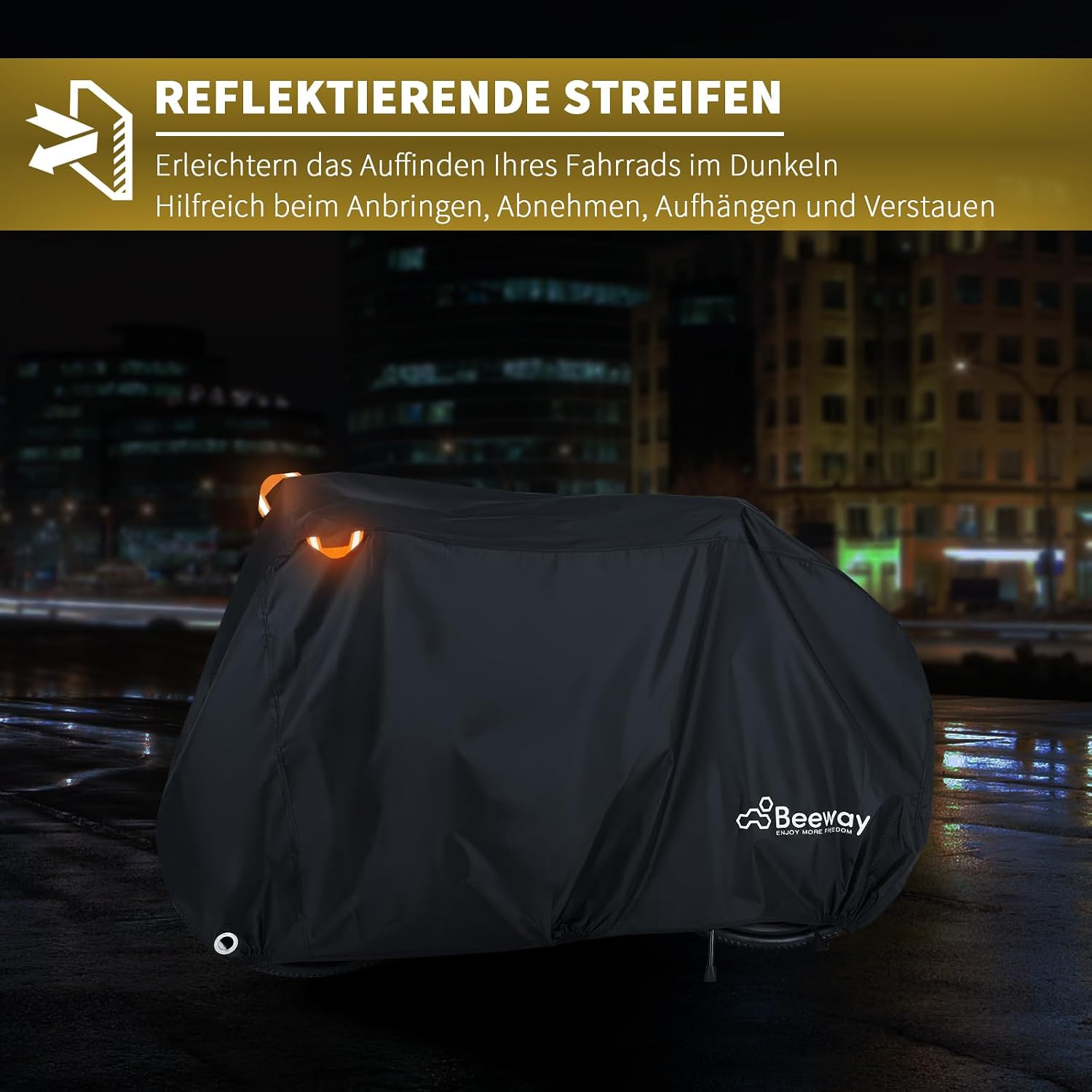 Thumbnail 4 de BEEWAY Fahrradabdeckung 200 x 110 x 70 cm