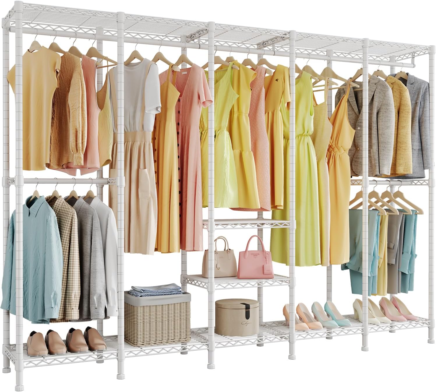 Detalle de Higeego H5 Heavy Duty Clothes Rack 1400 lbs