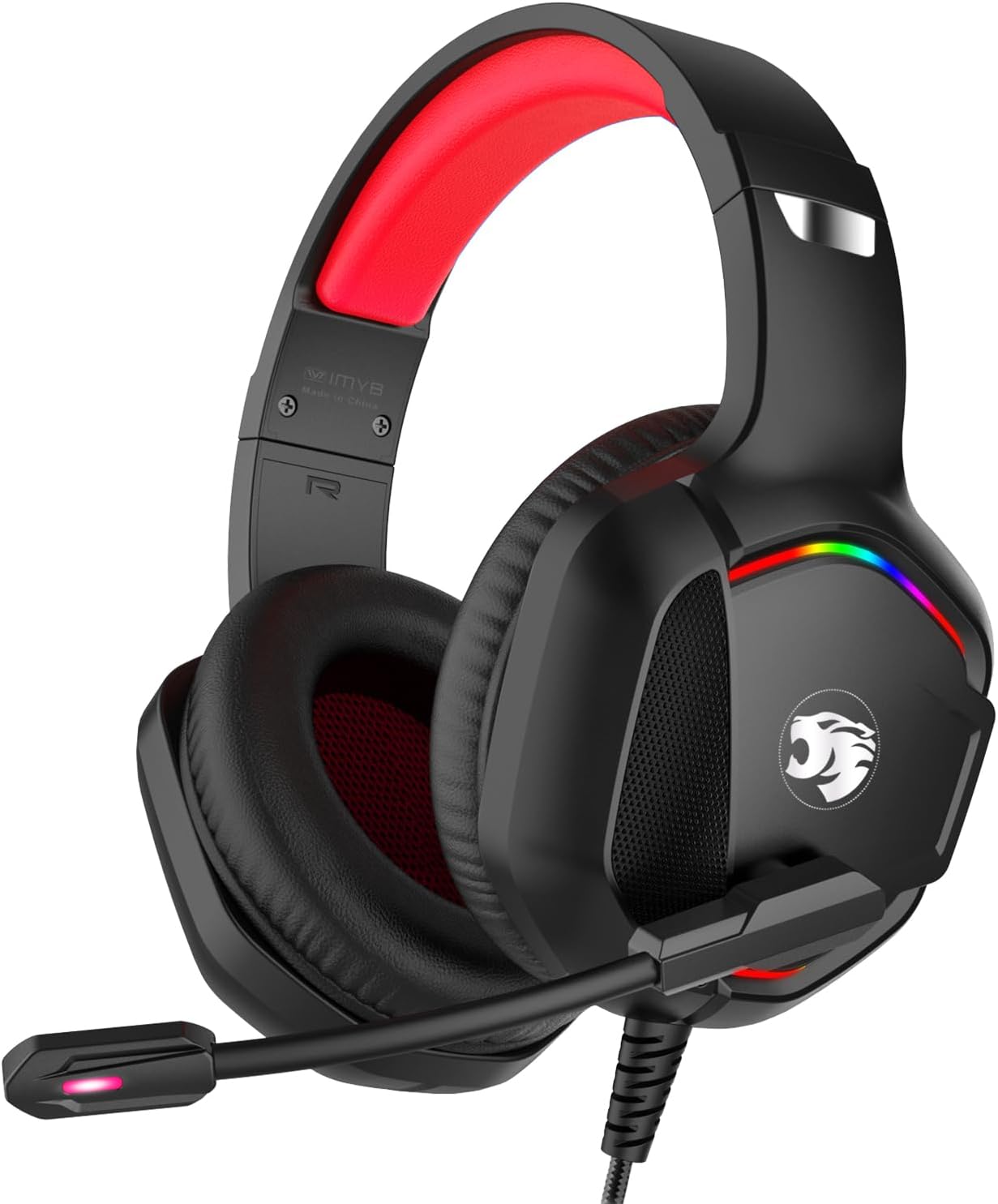 Thumbnail 6 de Gaming Headset with Microphone (Pink) for PC, PS4/PS5, Xbox One/Series X|S, Switch & 3.5mm Devices