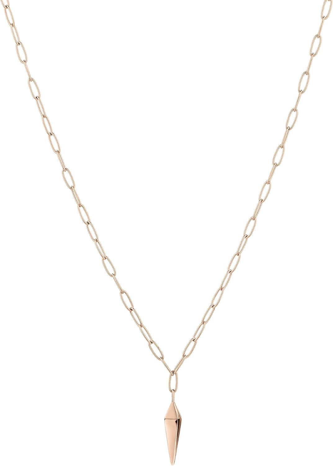 Thumbnail 6 de LIEBESKIND BERLIN Kette & Ohrringe Set mit geometrischem Pendulum-Anhänger aus Edelstahl – Creolen mit Steckverschluss