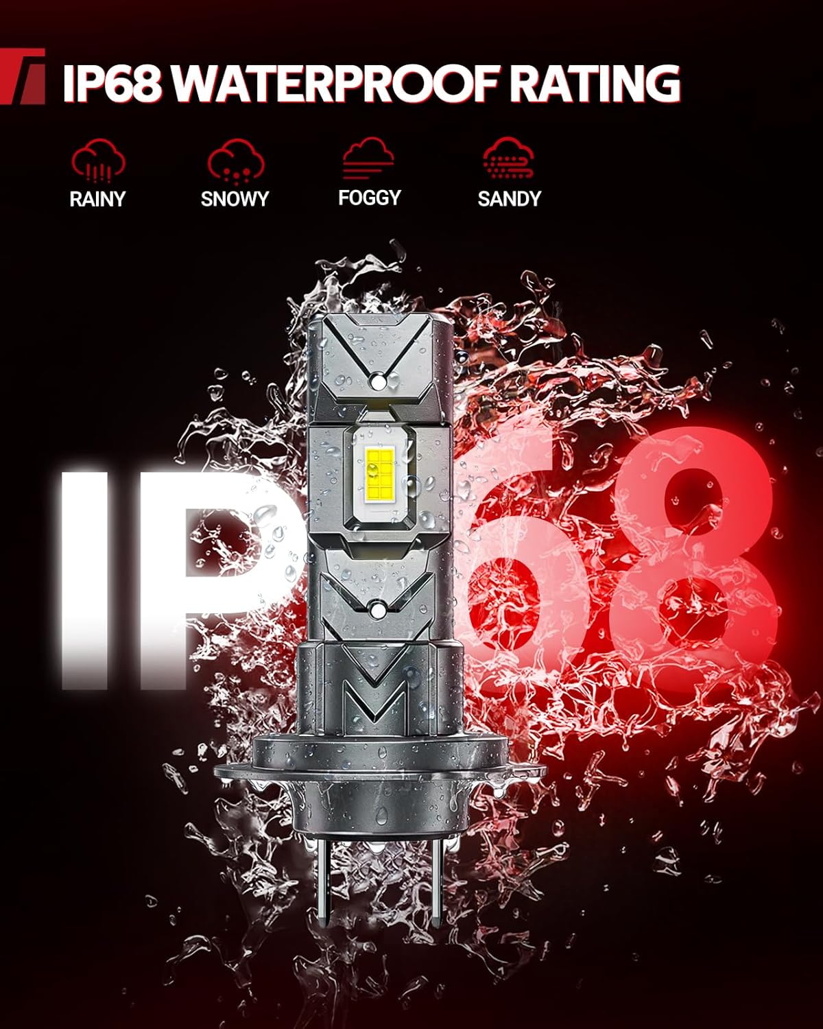 Thumbnail 4 de Torchbeam H7 LED 120W 34000LM 6500K lampadine auto