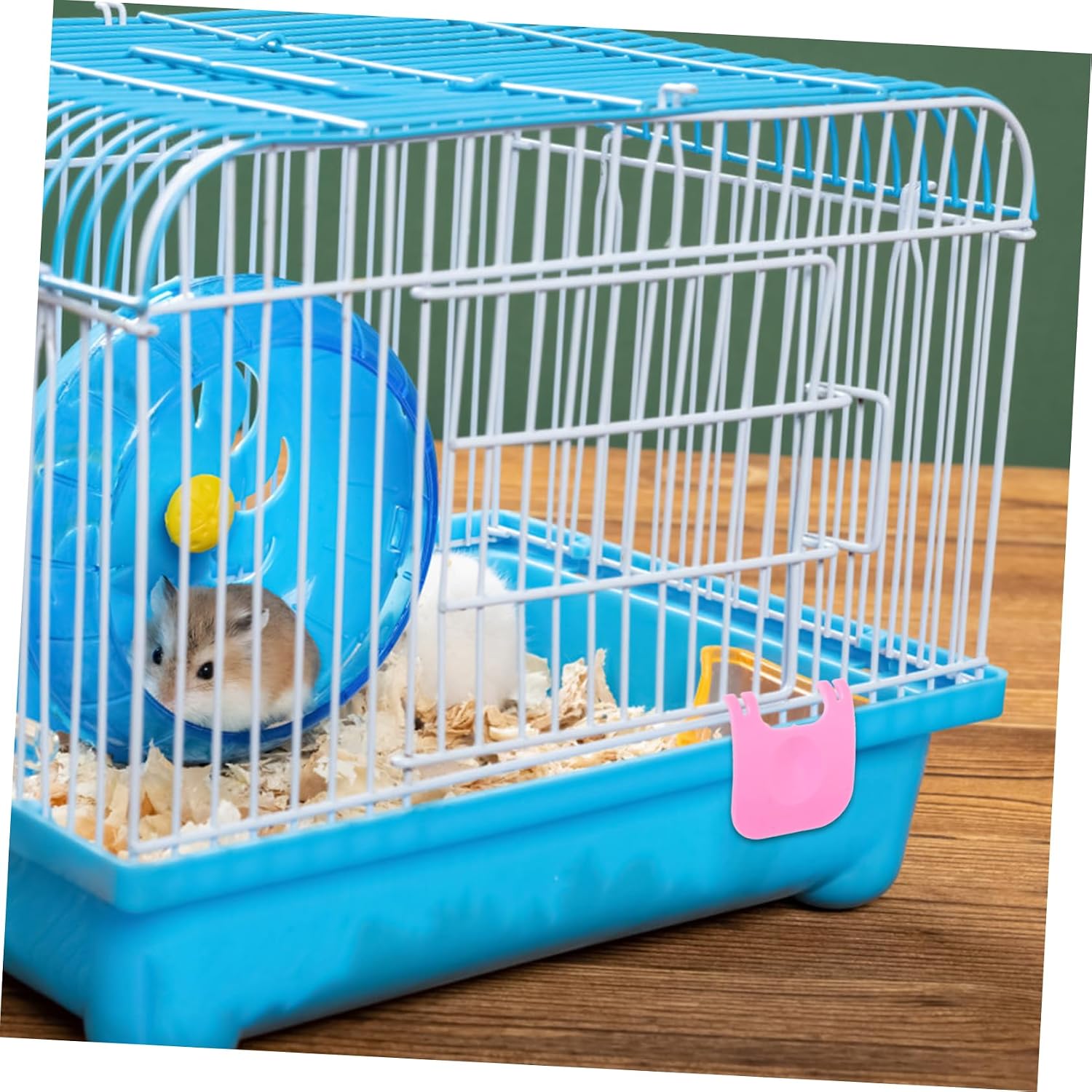 Detalle de Milisten 8Pcs Rabbit Cage Clips: Durable Plastic Fasteners for Small Animal Cages