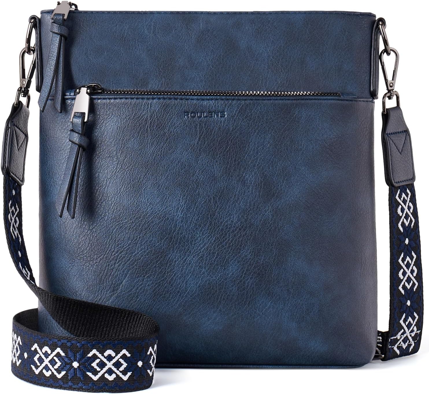 Detalle de Trendy crossbody bag, soft vegan leather