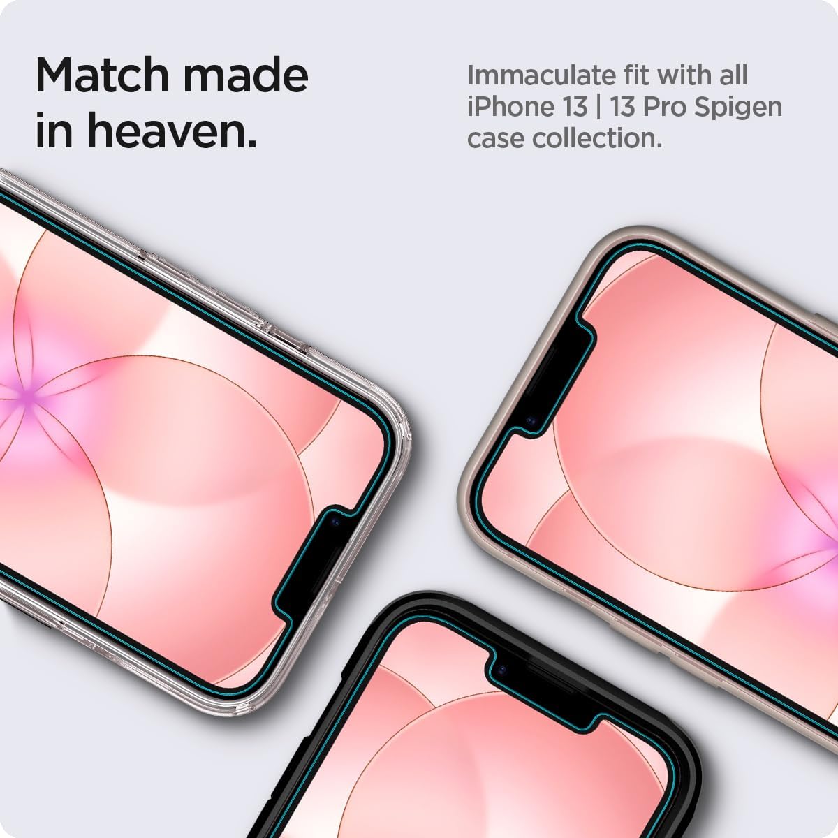 Thumbnail 6 de Spigen Glas.tR EZ Fit – 2 protections écran en verre trempé pour iPhone (9H)