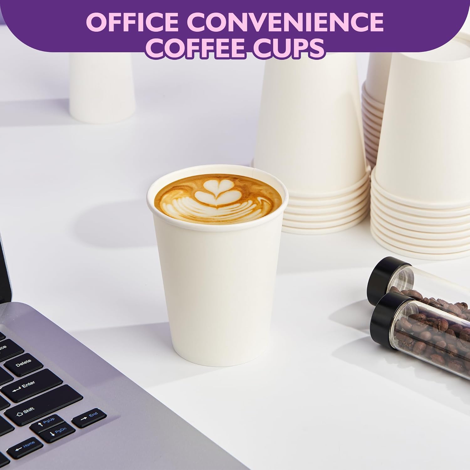 Thumbnail 1 de PACKINNO 8 oz Paper Cups 400 Pack