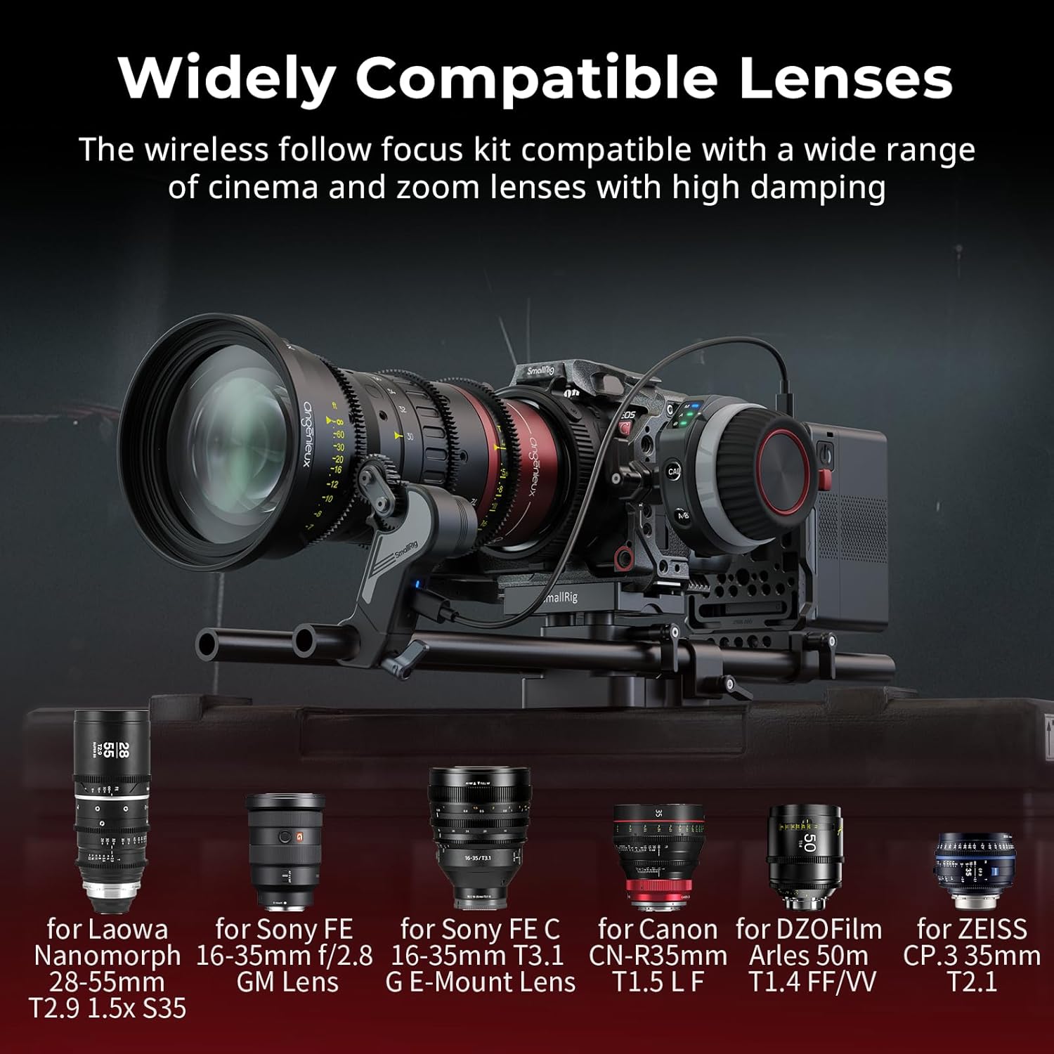 Thumbnail 6 de SMALLRIG 4296 Wireless Follow Focus Kit 21h 🎥