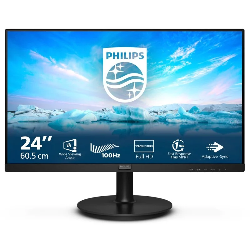 Detalle de Philips V Line 241V8LAB/00 monitor 23.8 VA 100 Hz