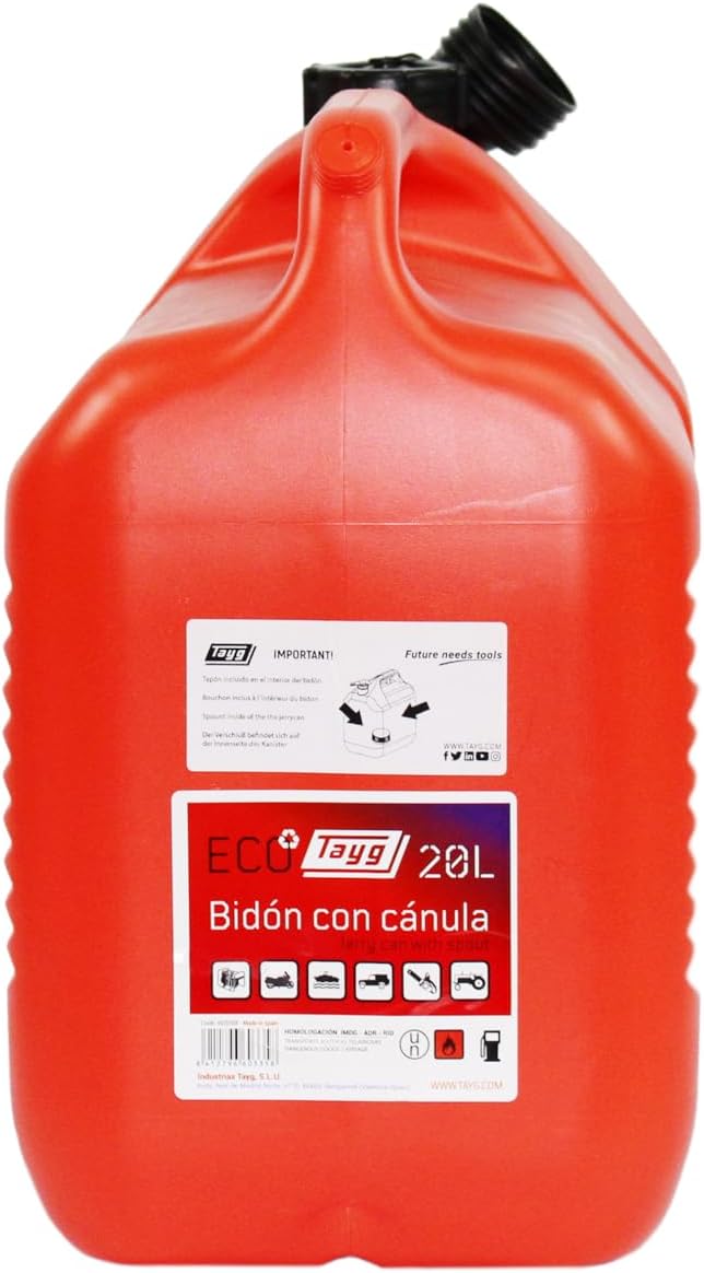 Detalle de Tayg 603358 – kanister 20 l z wylewką, wskaźnikiem poziomu i odpowietrzeniem