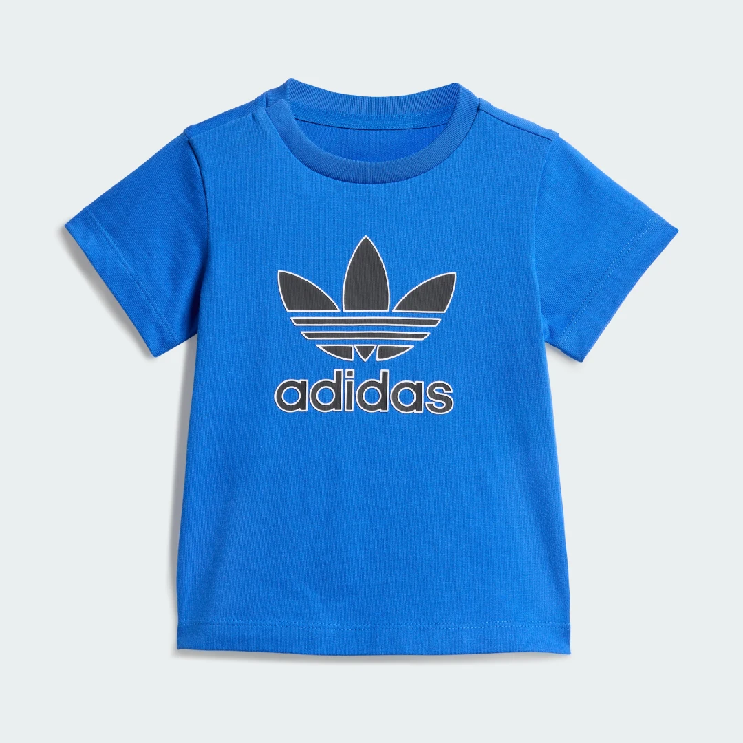 Detalle 2 de Conjunto de camiseta y pantalón corto Big Logo Execution (infantil) – Adidas