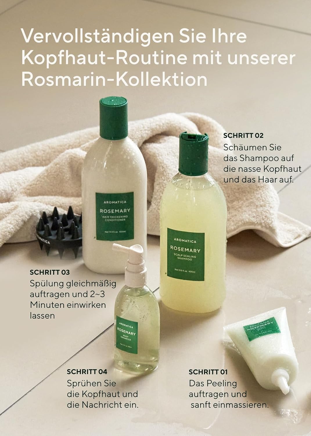 Detalle 2 de AROMATICA Rosmarinwurzel-Verstärker 100 ml