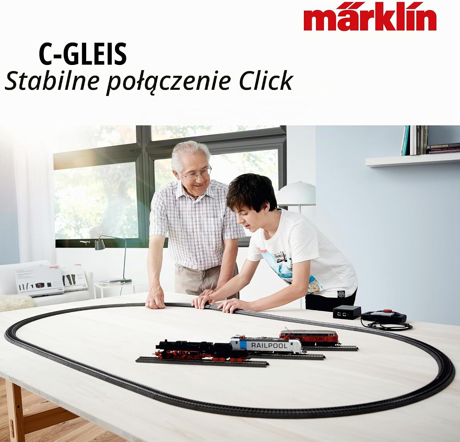 Detalle 2 de Märklin 24360 C-Gleis – 10 prostych torów H0, długość 360 mm