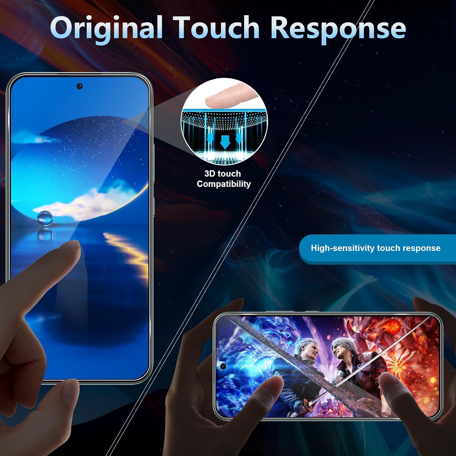 Thumbnail 6 de Datree Displayschutz Oppo Reno 14F 9H Hartglas