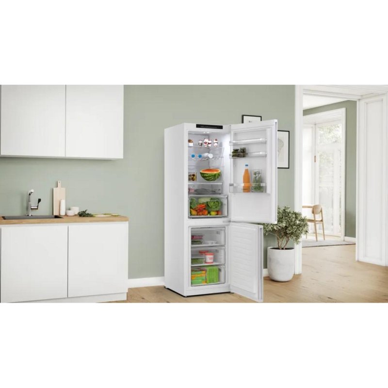 Detalle 2 de Bosch KGN362WCF: Frigorífico Combi Total No Frost, 186 cm, 321 L, Blanco