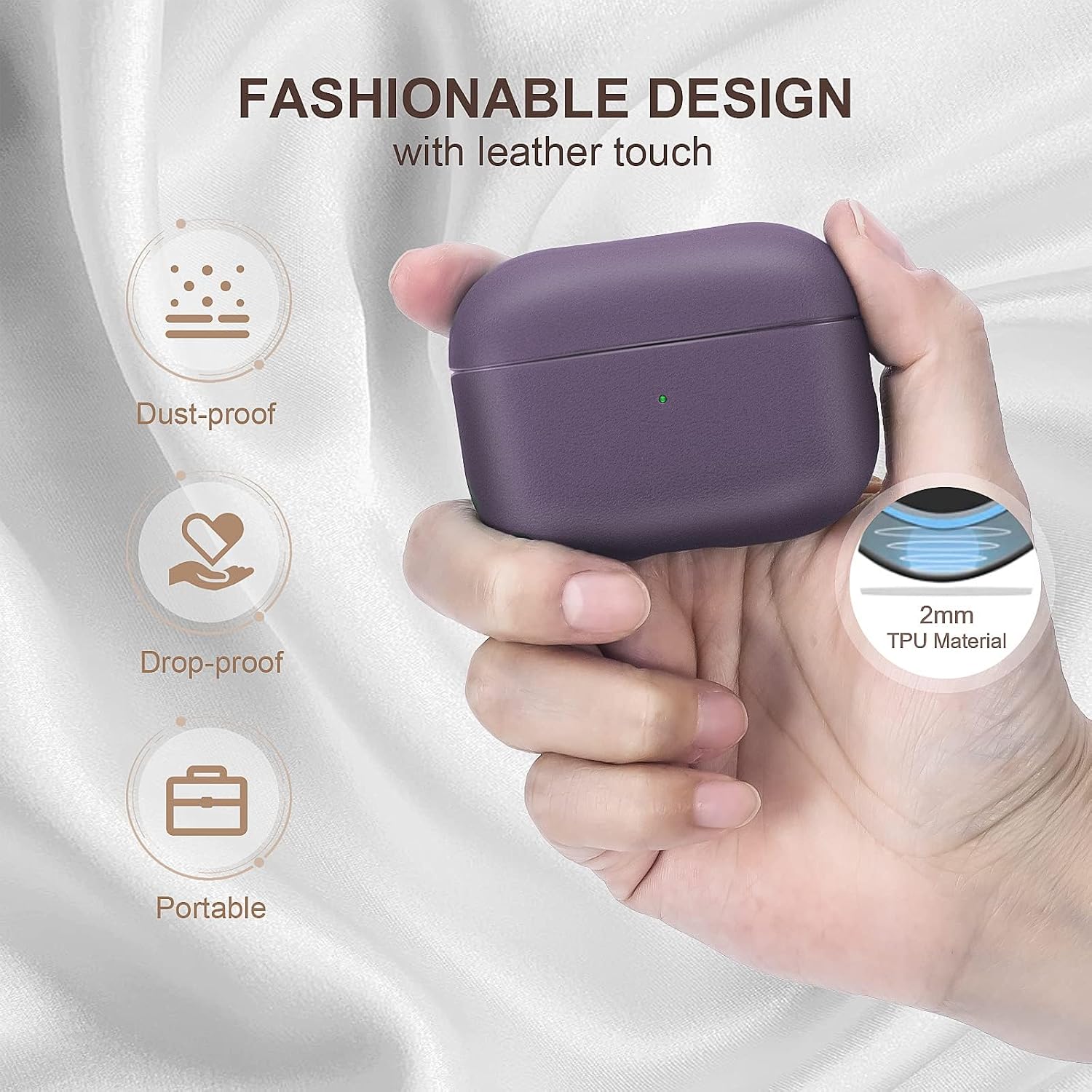 Detalle 2 de Teyomi Funda Compatible con AirPods Pro 3 21 cm