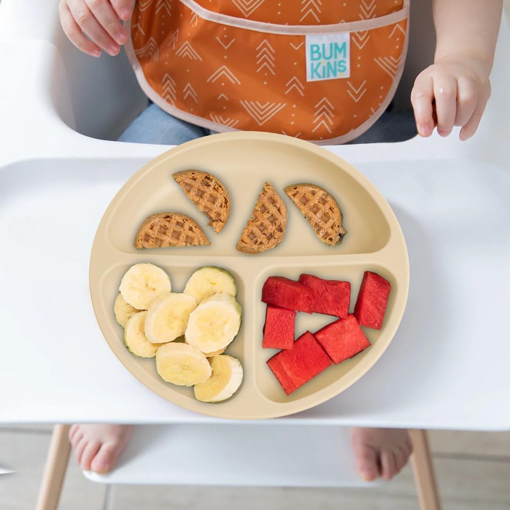 Thumbnail 5 de Aolso Assiettes en Silicone avec Ventouse – Lot de 2, 3 compartiments, sans BPA ni PVC