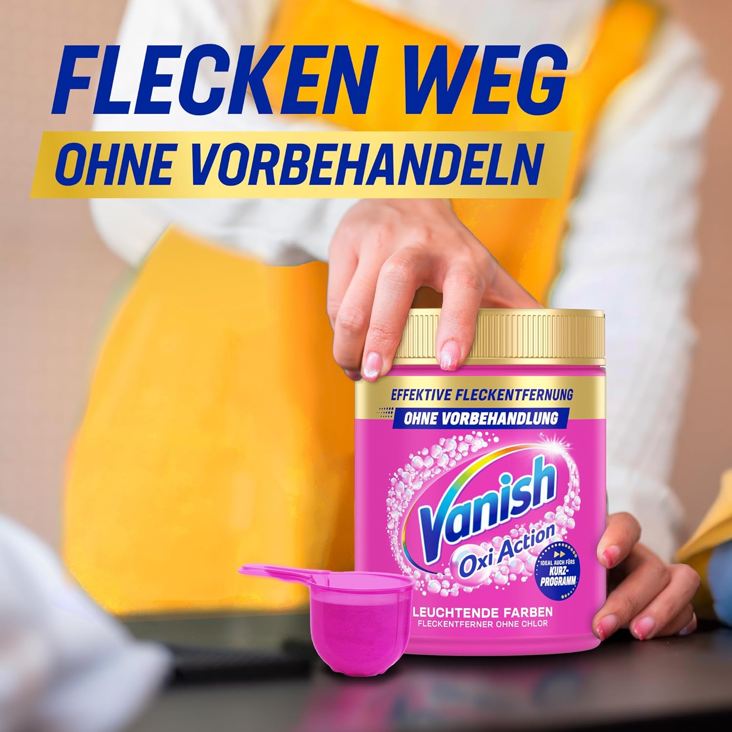 Thumbnail 6 de Vanish Oxi Action Pulver Pink 1 x 1,125 kg – Fleckenentferner & Wäsche-Booster für bunte Wäsche ohne Chlor