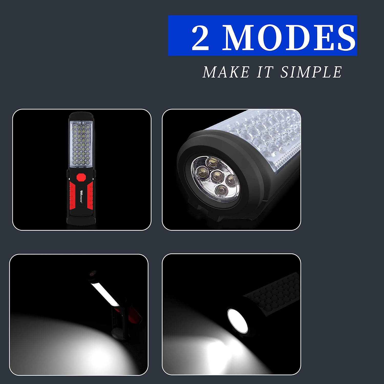 Detalle 2 de Wolfteeth Rechargeable Work Light 1,000 lm 🔦