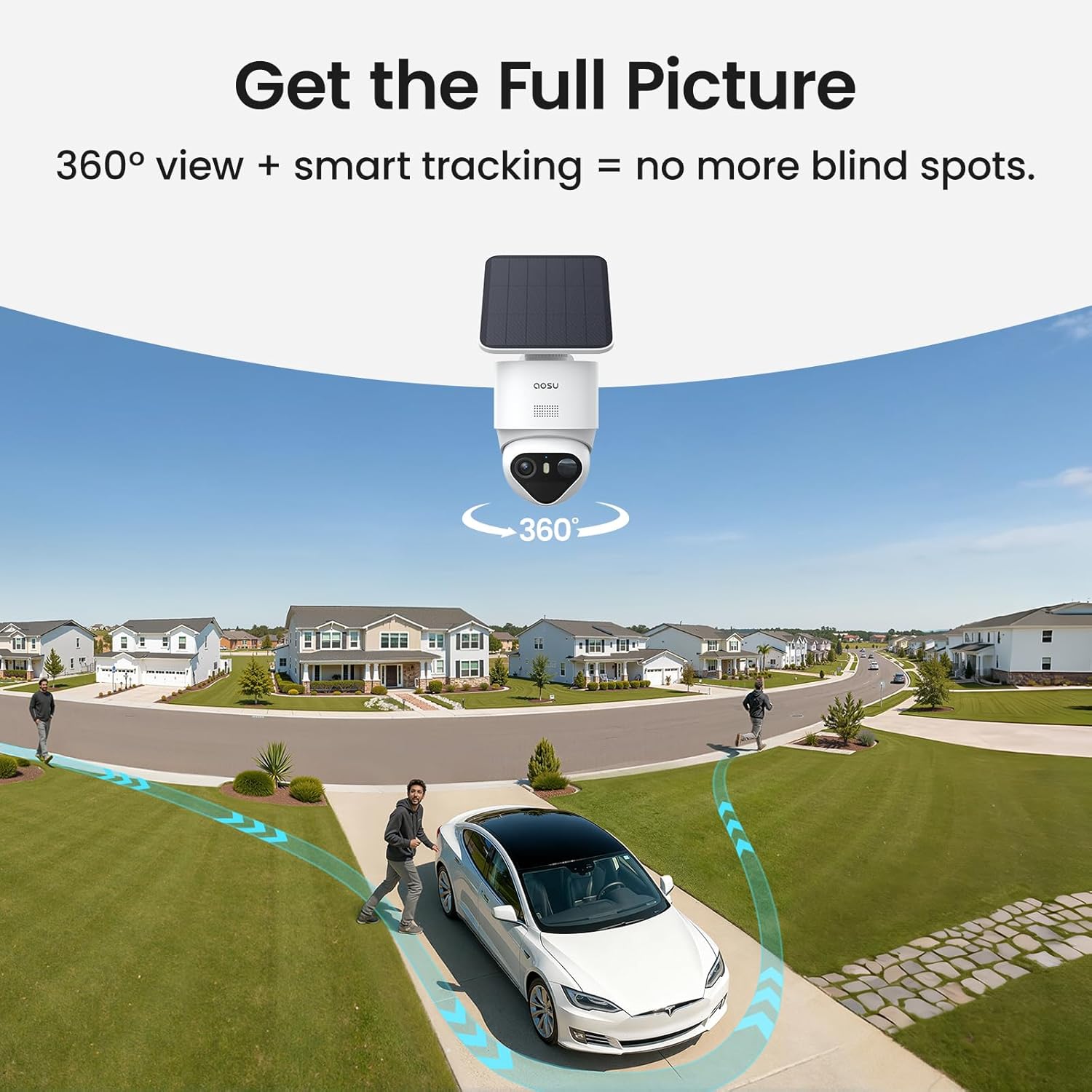 Thumbnail 2 de aosu T2 Ultra 4K Wireless Outdoor Security Camera