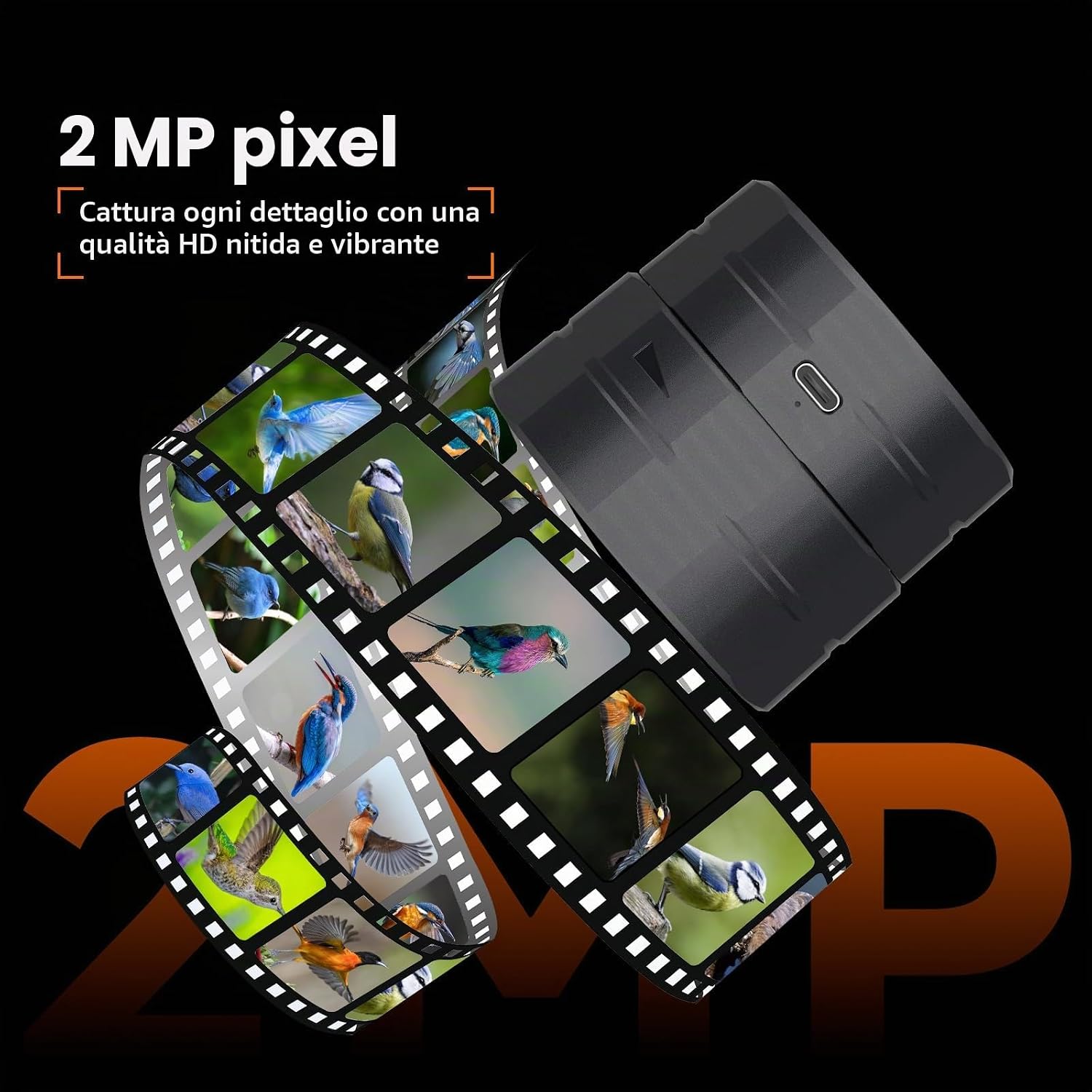 Thumbnail 6 de Svbony SC002 WIFI Telecamera per Cannocchiale: digiscoping wireless 1080P con zoom e supporto oculari 37–56 mm