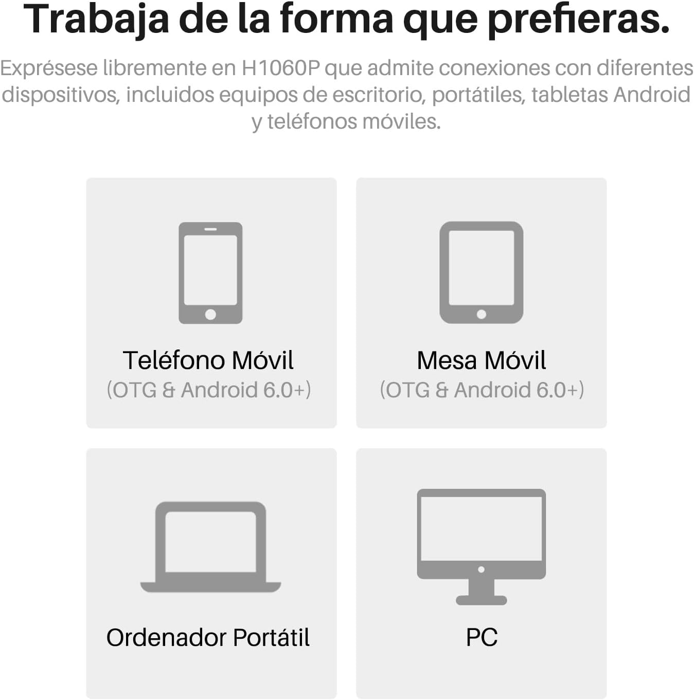 Thumbnail 6 de HUION Inspiroy H1060P Tableta Gráfica 10"x6.25" 🎨