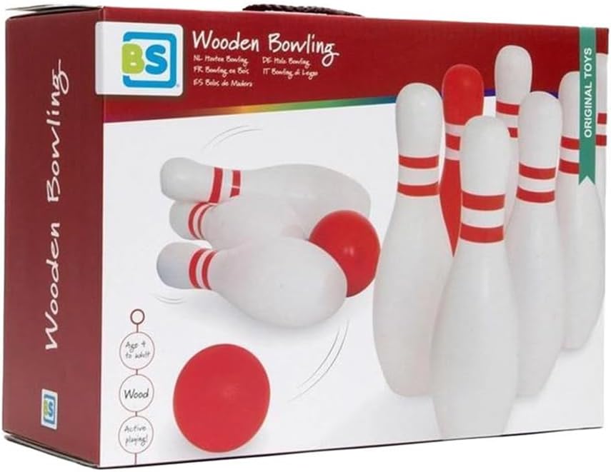 Detalle 2 de BS Toys Bowling En Bois 6 quilles 🎳
