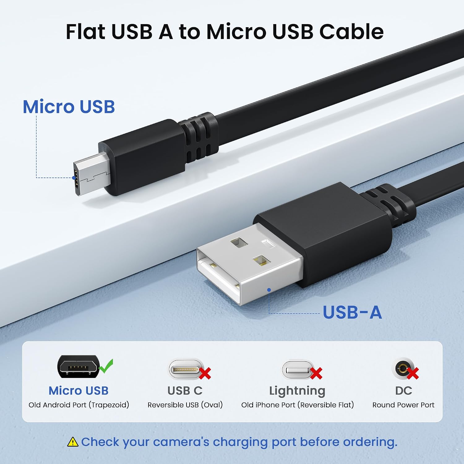 Thumbnail 1 de Itramax 30ft USB to Micro USB extension