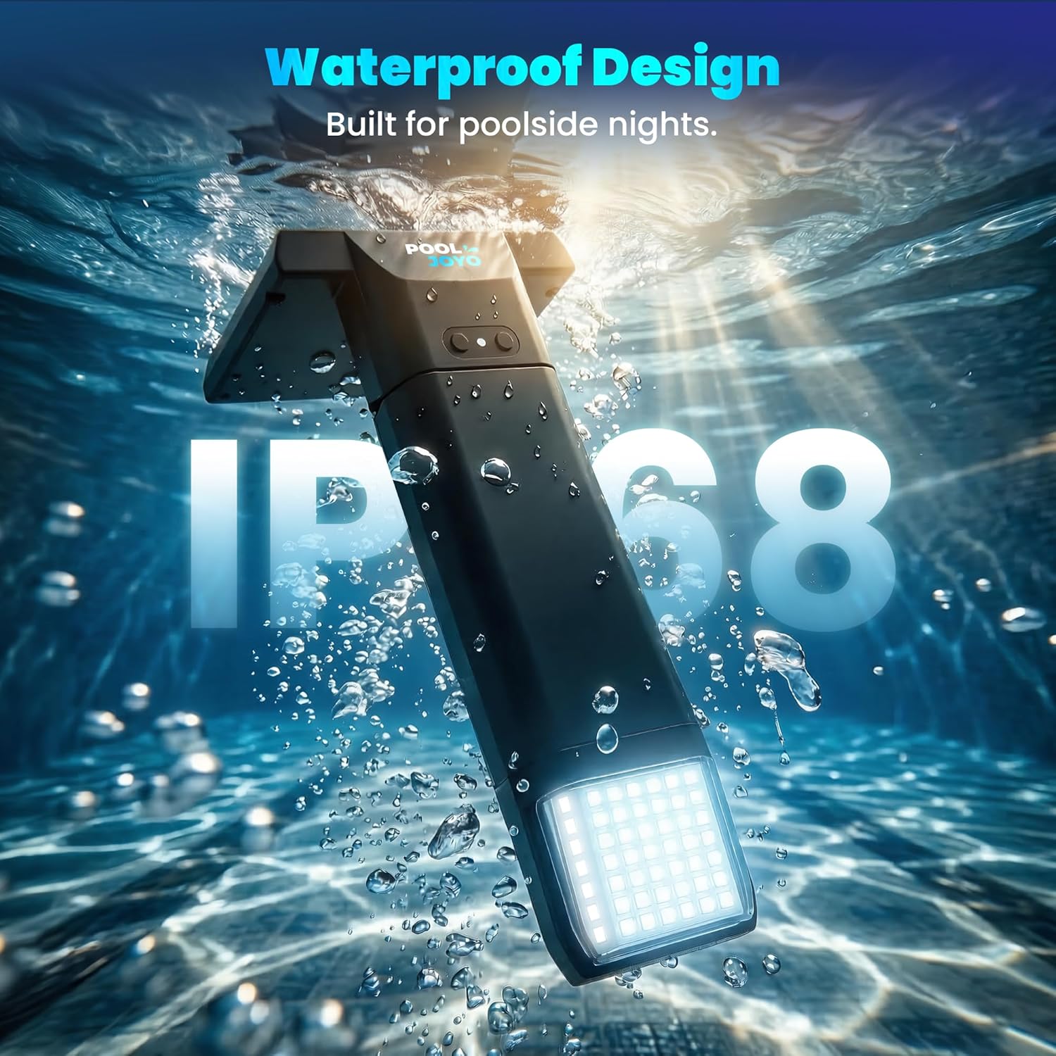 Thumbnail 6 de Solar Pool Lights for Inground Pools with Remote (2-Pack) – 56 LEDs, 3-Sided 180° Underwater Glow
