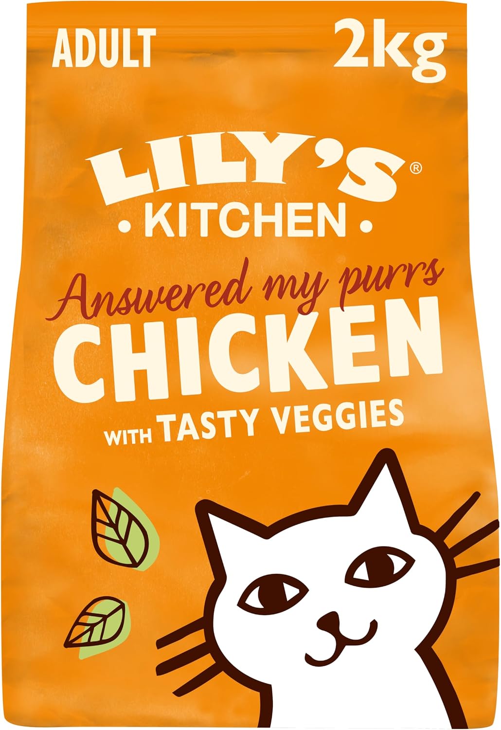 Detalle de Lily’s Kitchen Chicken with Veggies Dry Cat Food (2kg) – Complete, Grain-Free Kibble for Adult Cats