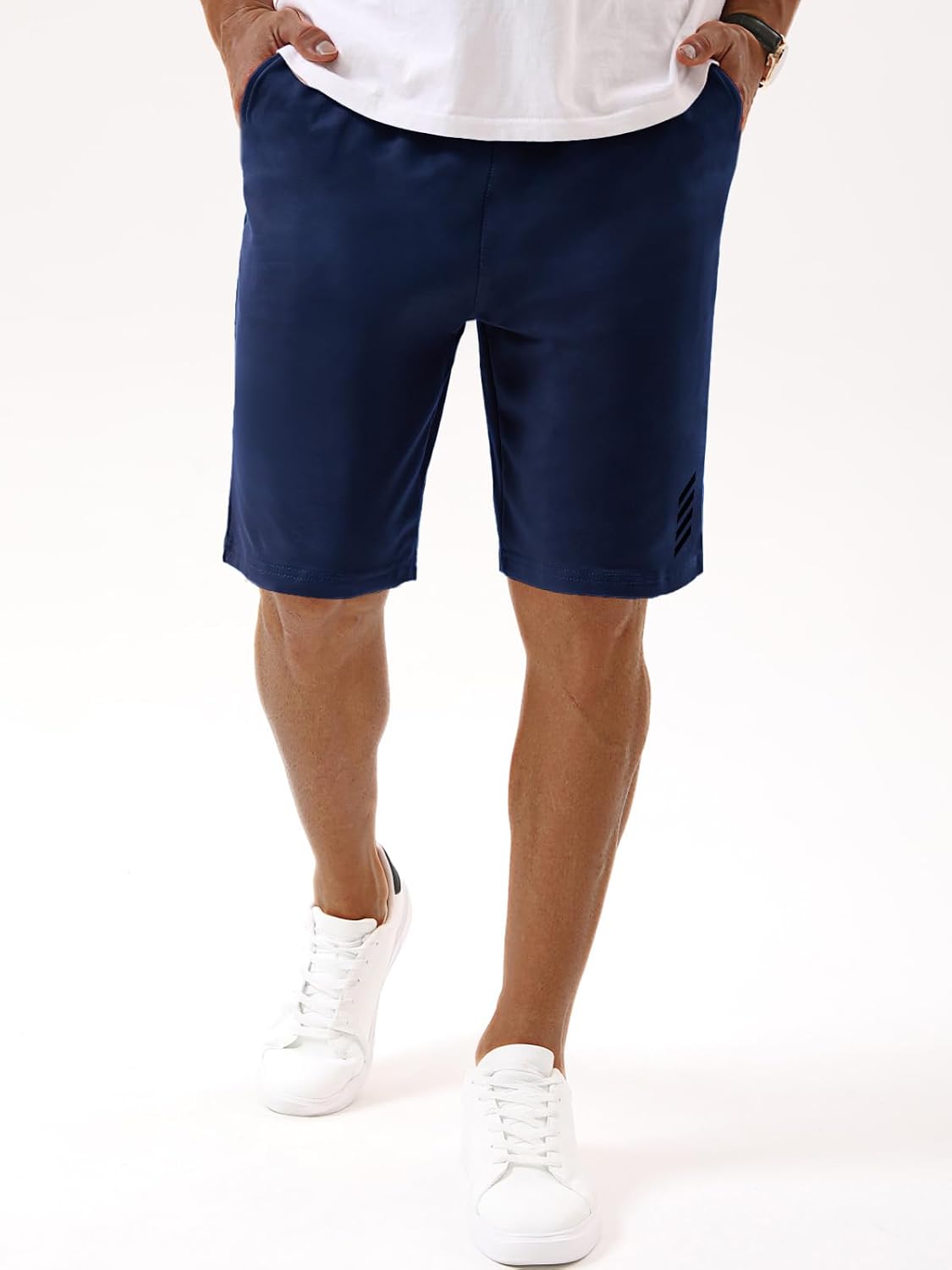 Thumbnail 2 de Vortewind Kurze Hosen Herren Sweatshorts – Baumwolle, elastischer Bund, Freizeit & Training