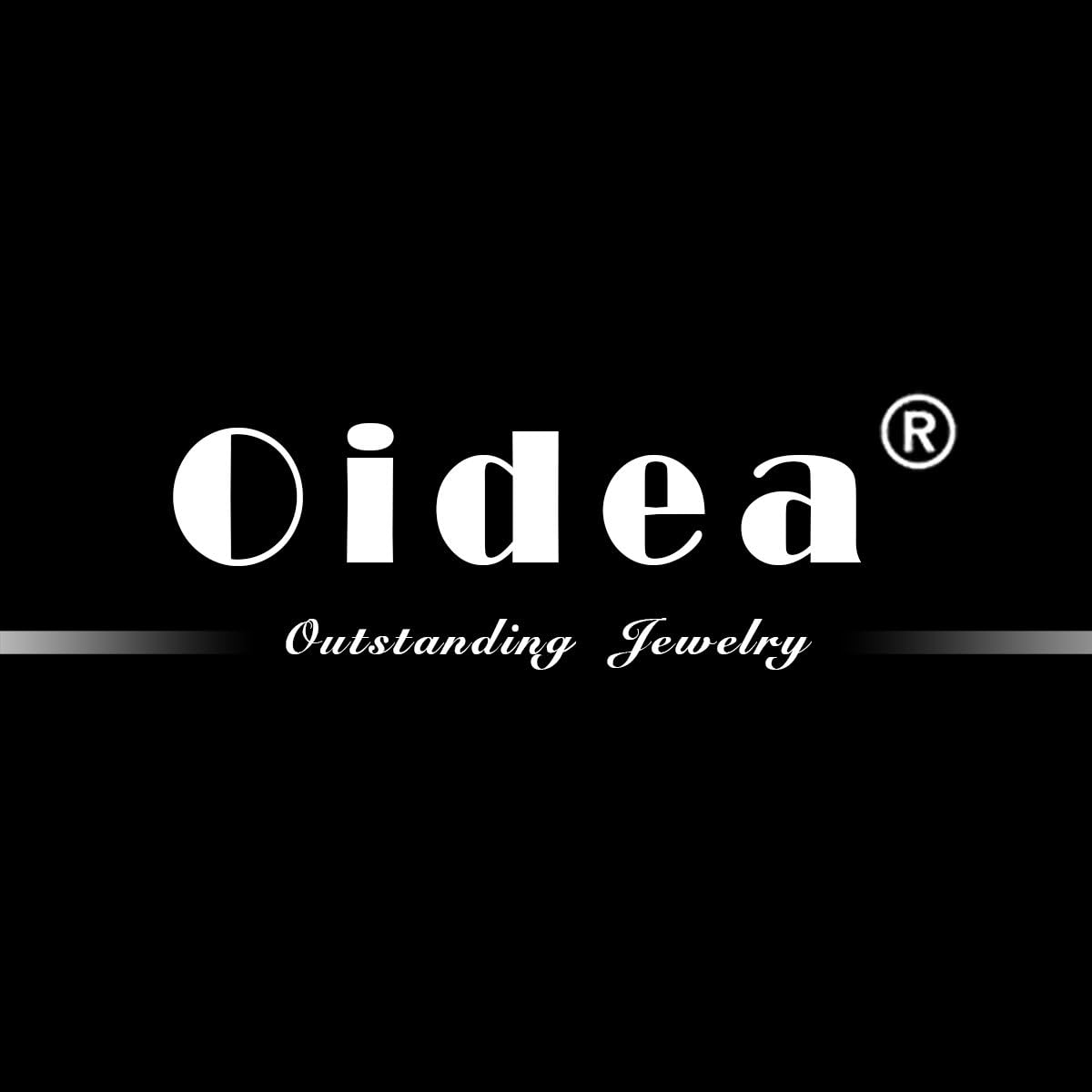 Thumbnail 6 de OIDEA Unisex Creolen-Set als Clip-On aus Edelstahl (schwarz, gold, silber, blau) mit Strass