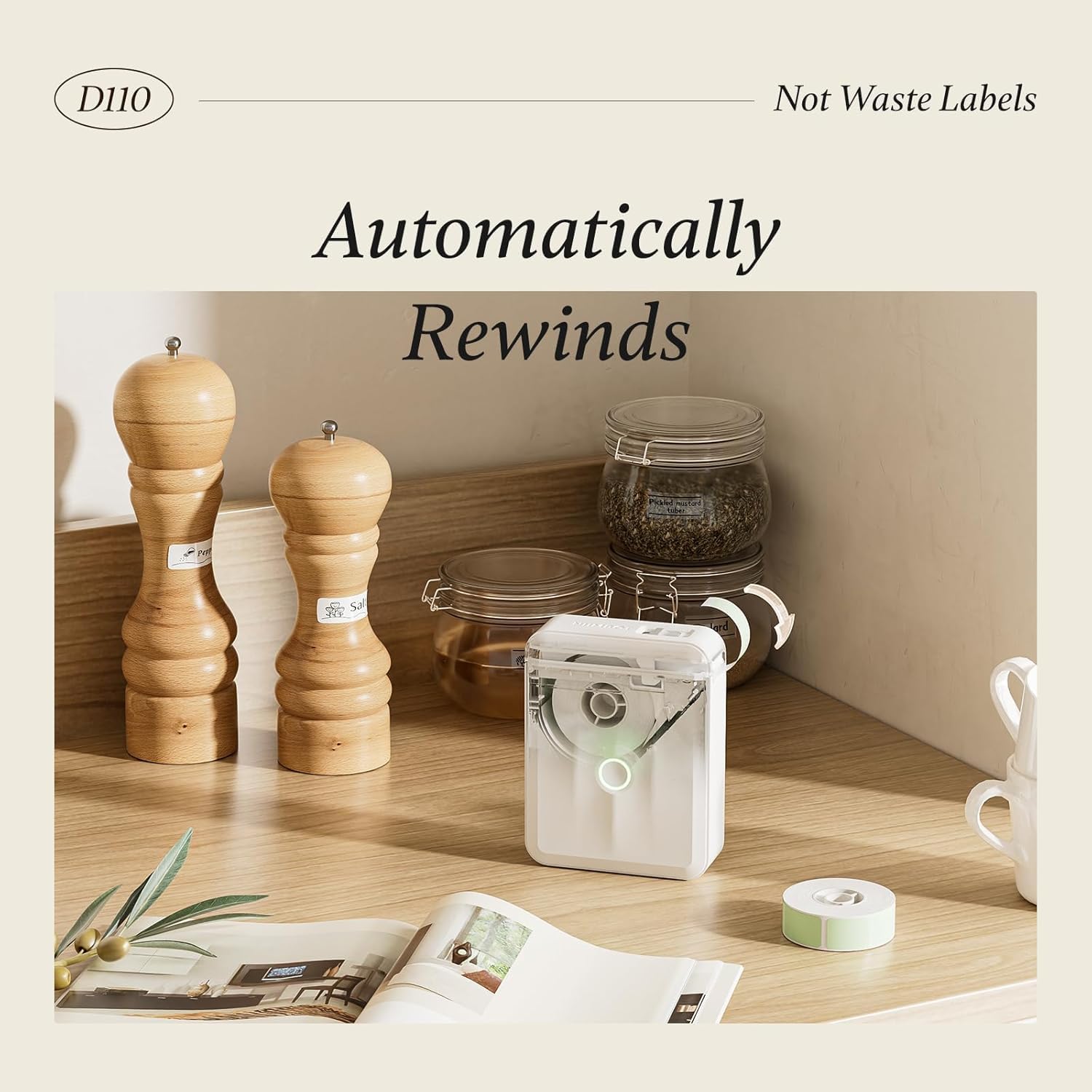 Detalle de NIIMBOT D110 label printer 3 rolls Bluetooth