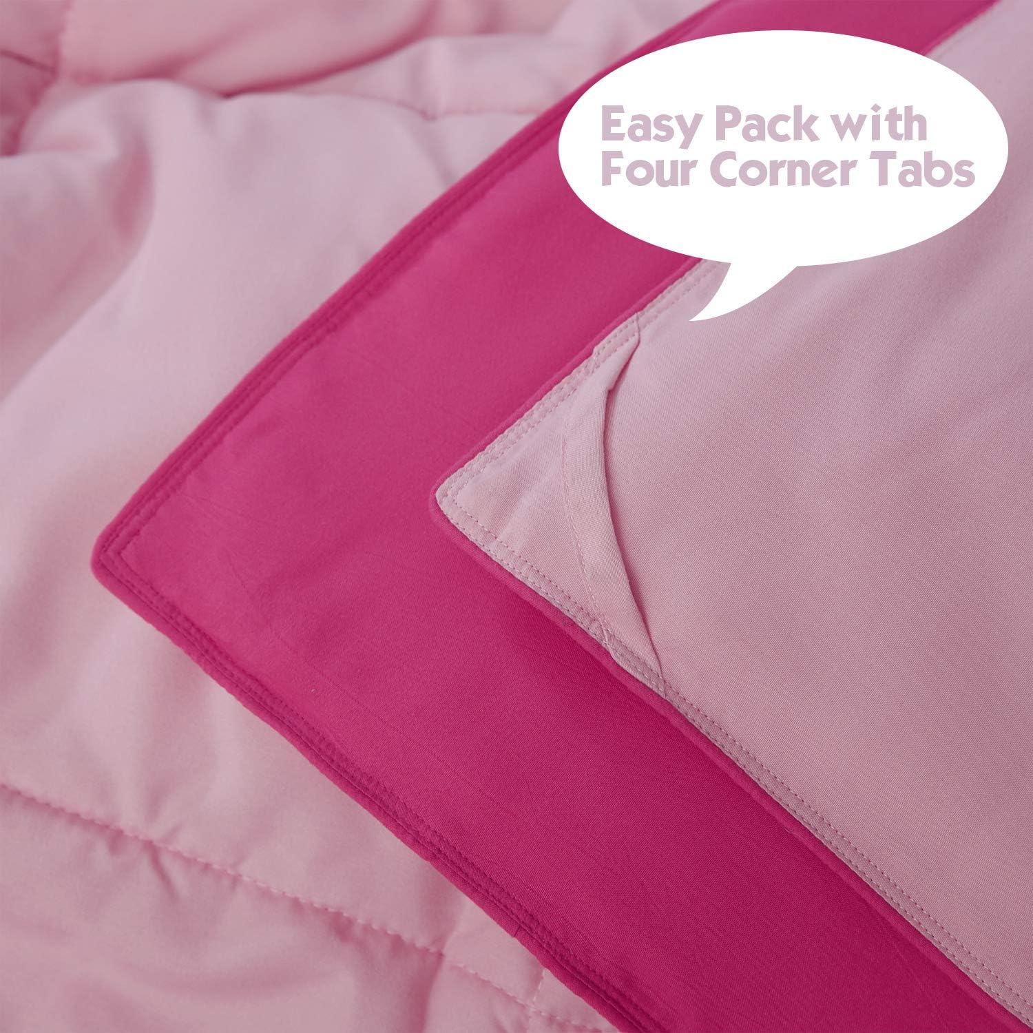 Thumbnail 4 de HIG 3pc Pink Queen Comforter Set