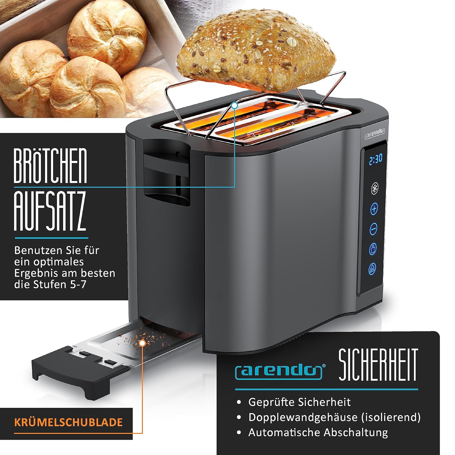 Thumbnail 3 de Arendo Touch Toaster 800 W mit Touchpanel