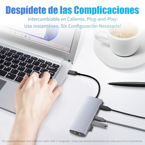 Thumbnail 7 de Amazon Basics 6 en 1 Concentrador USB 3.1, HDMI 4K