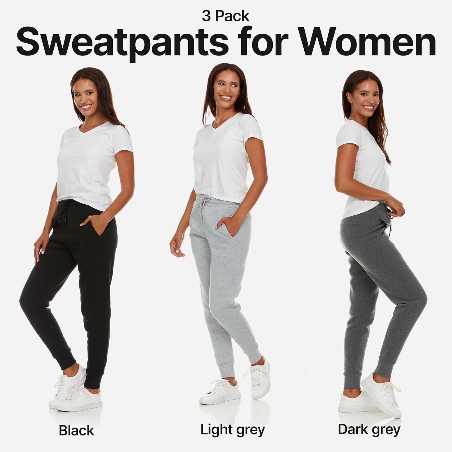 Detalle 2 de BottomLine 3 Pack Sweatpants