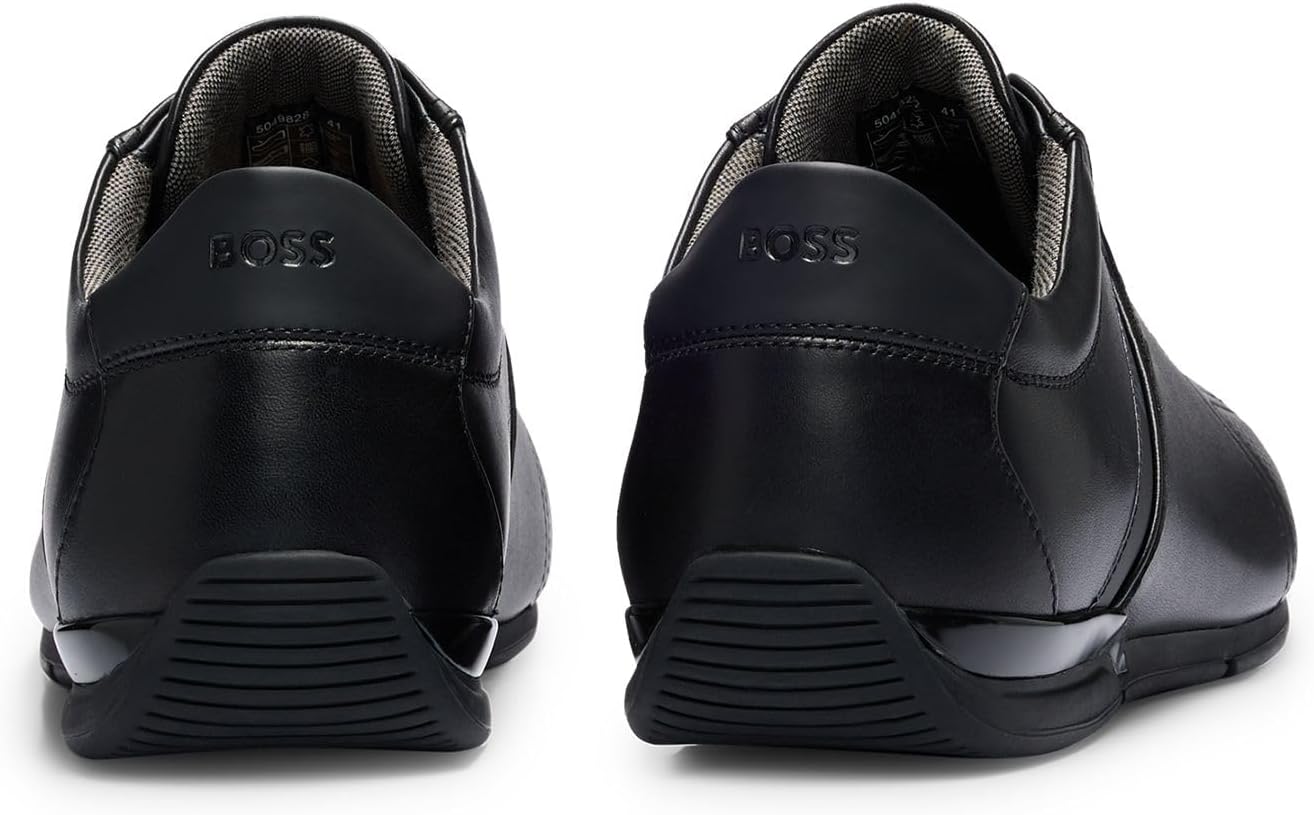 Thumbnail 5 de BOSS Saturn Lowp Baskets en Cuir avec Doublure Anti-odeurs – Homme