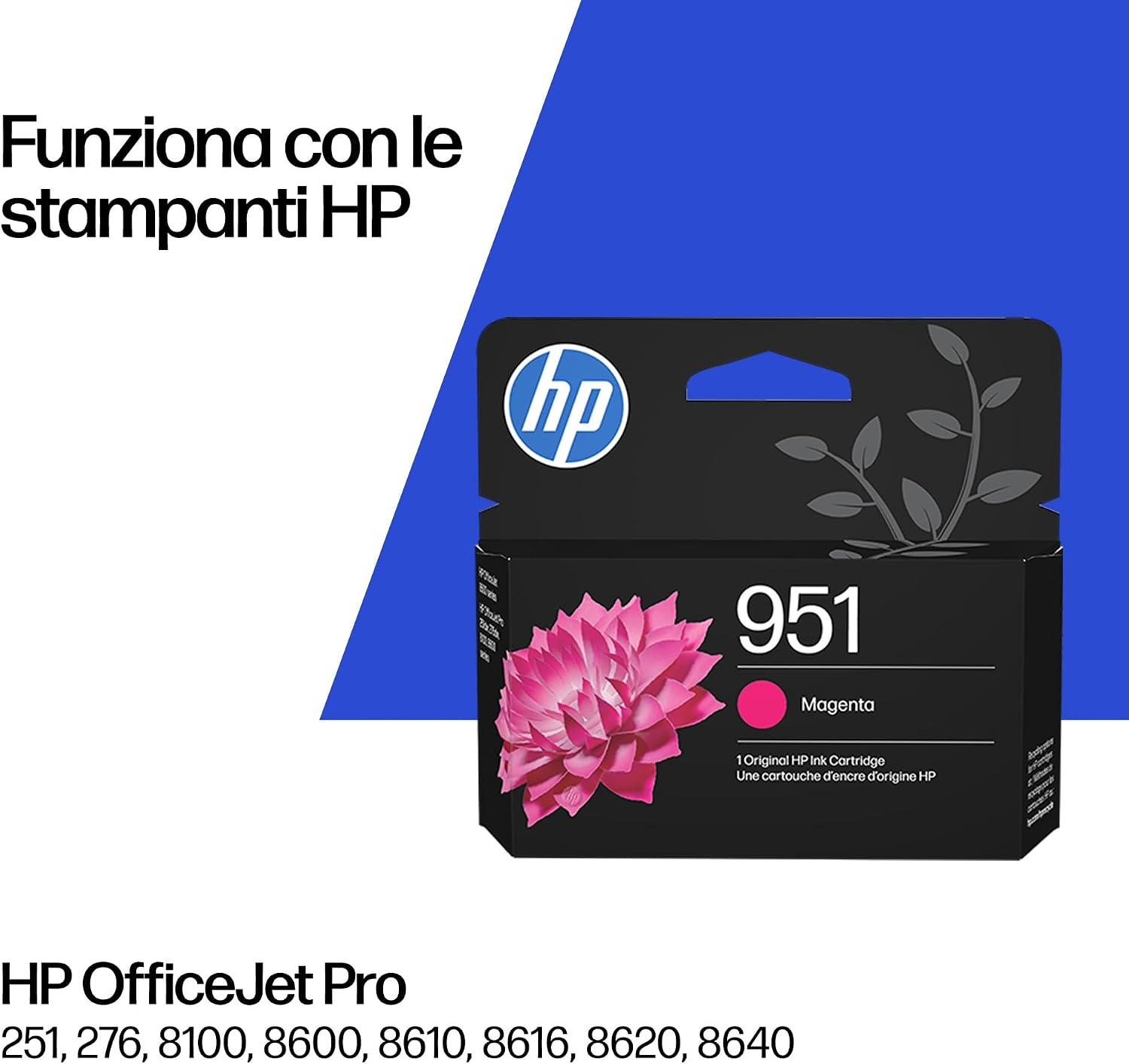 Detalle 2 de HP 951 Magenta CN051AE – Cartuccia originale, 535 pagine, compatibilità OfficeJet Pro