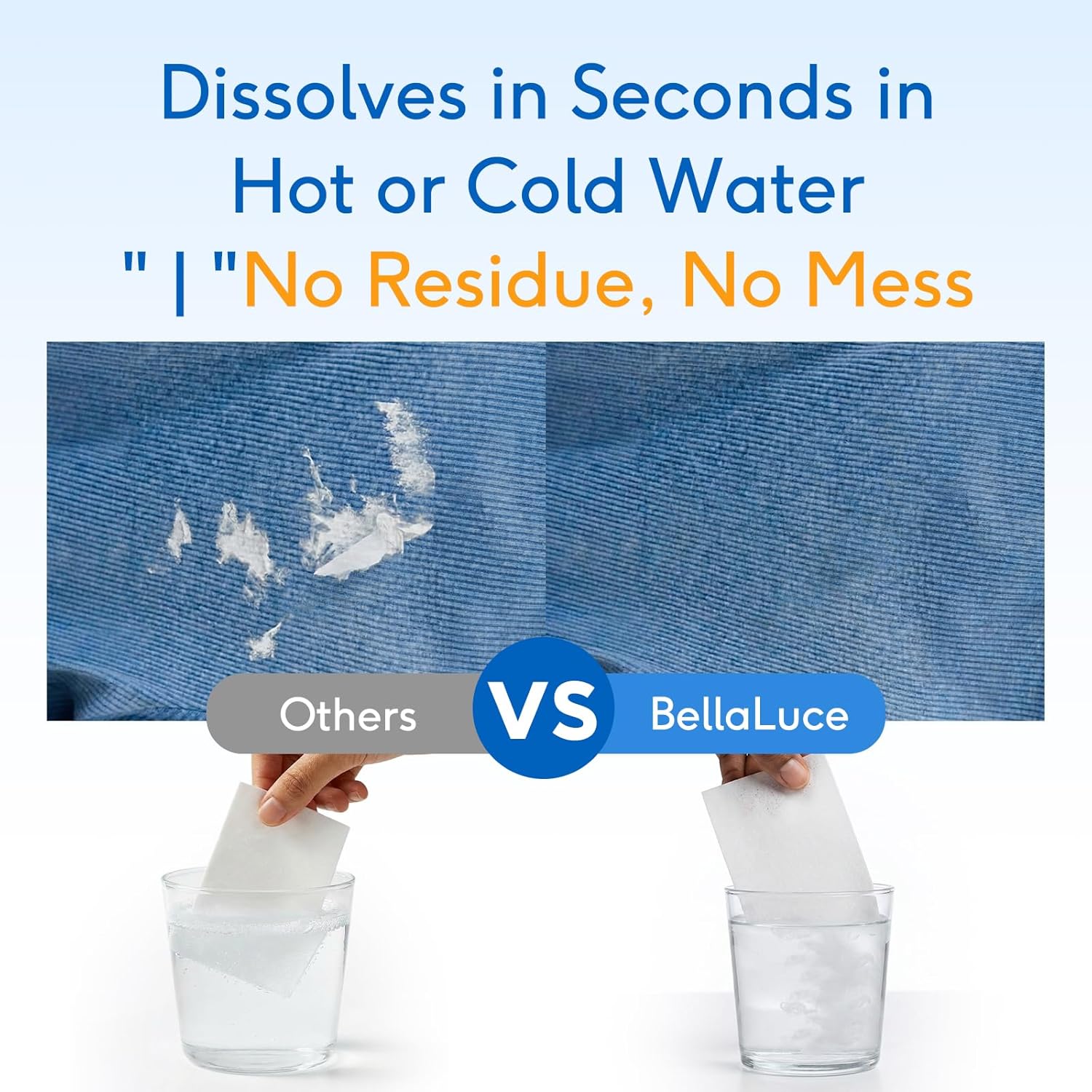 Detalle 2 de BellaLuce BLLC0001 Laundry Detergent Sheets, Fresh Linen, 240 Loads