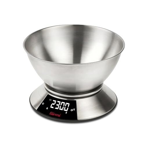 Detalle de Girmi PS86: Bilancia da Cucina con ciotola inox da 2 L e Tara, display grande