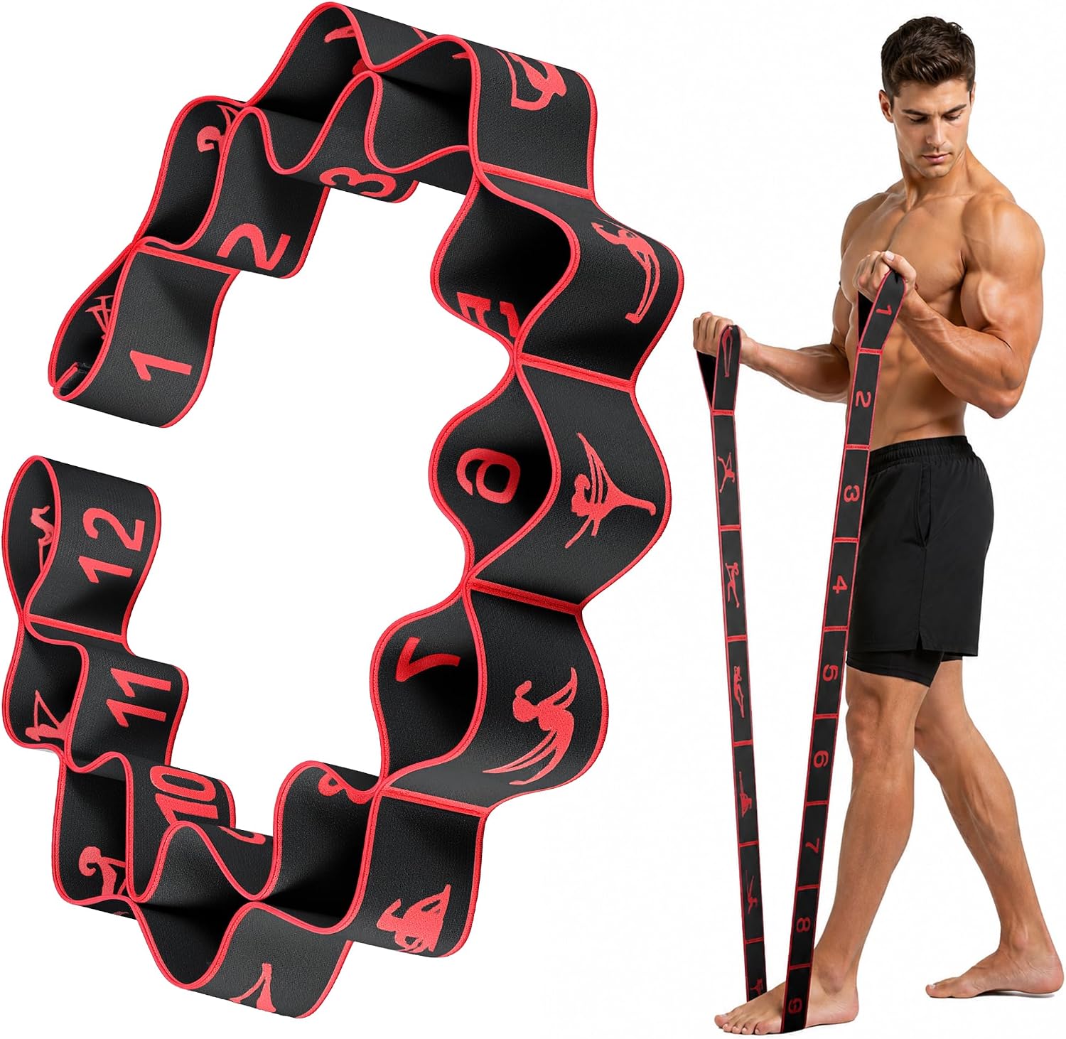 Detalle de GHCTFE Resistance Band, 12 Loops