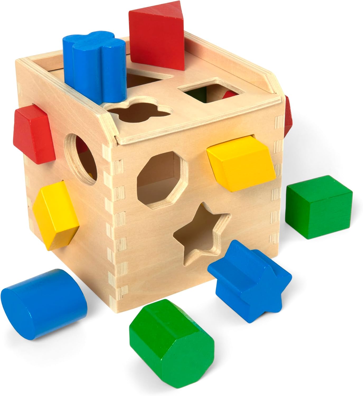 Detalle de Melissa & Doug Shape Sorting Cube 12 Pieces