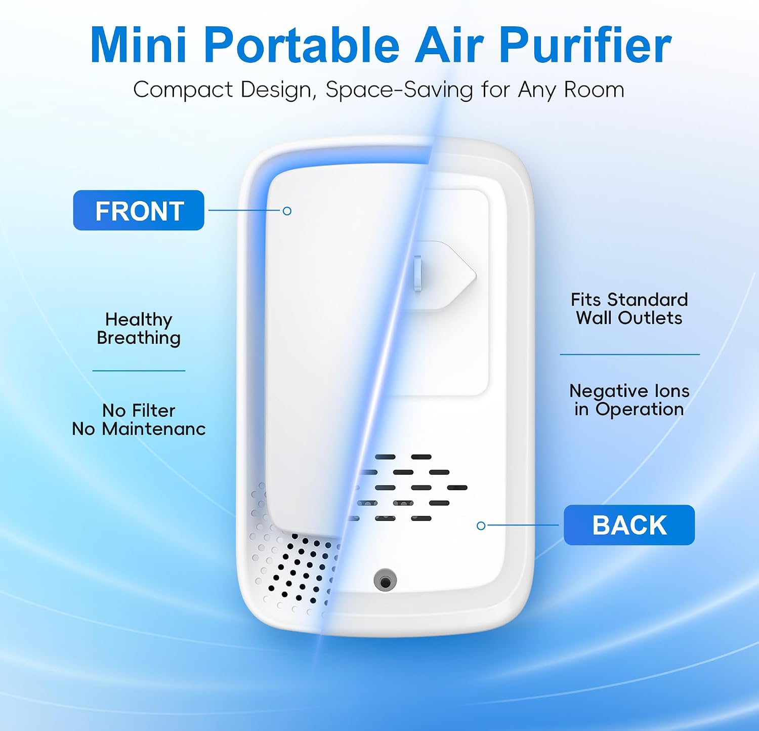 Thumbnail 3 de Plug-In Air Ionizer, 4-Pack