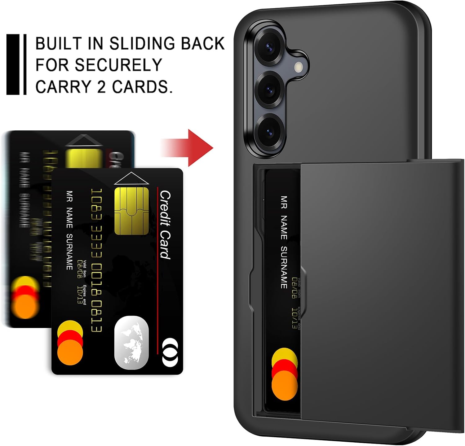 Thumbnail 2 de Samsung S25 case with card holder 2 cards