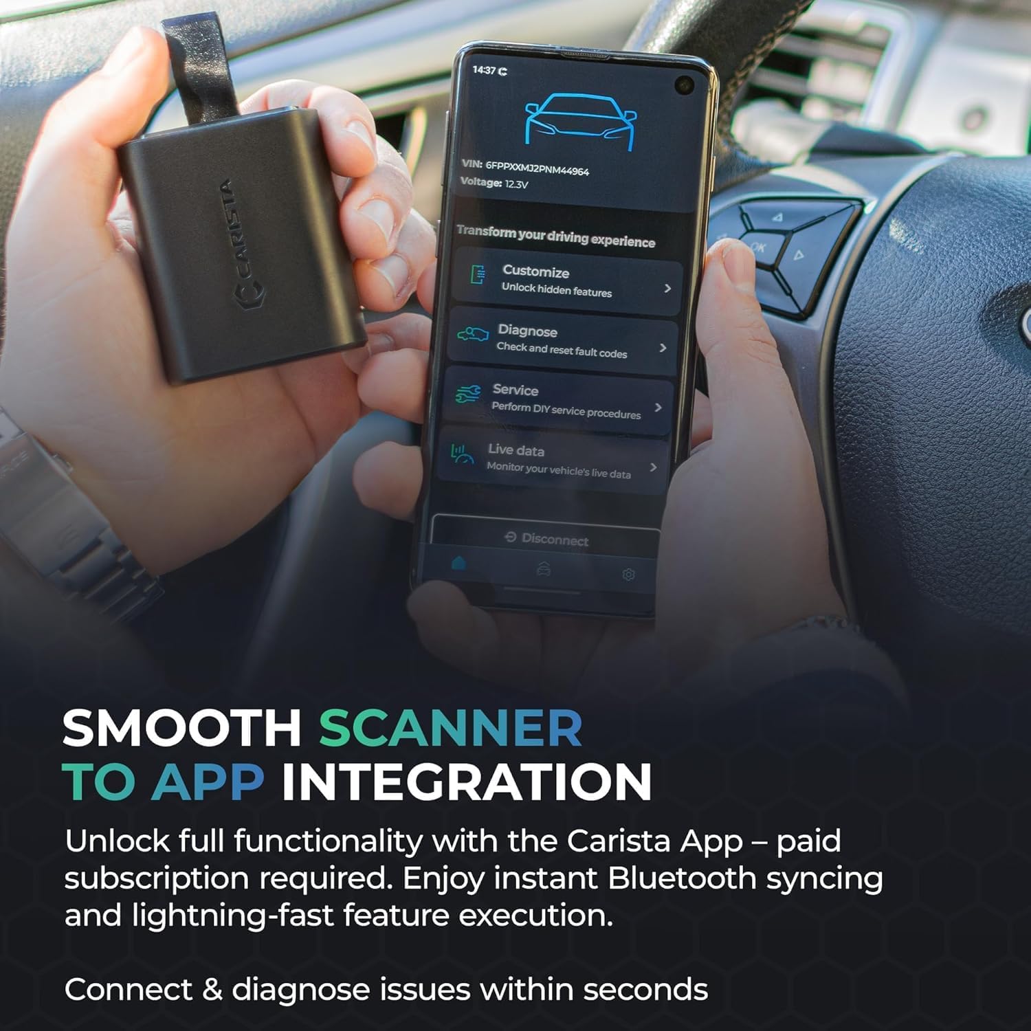 Thumbnail 2 de Carista EVO Bluetooth OBD2 Scanner: A practical DIY diagnostic tool with live data access (subscription required)