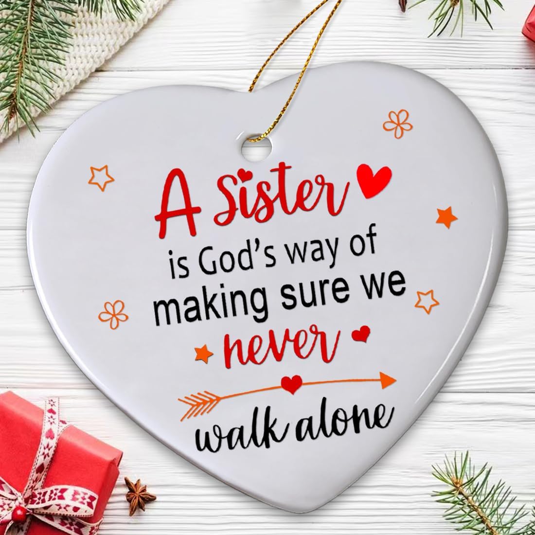 Detalle de Sister Christmas Ornament 2025 for Sisters