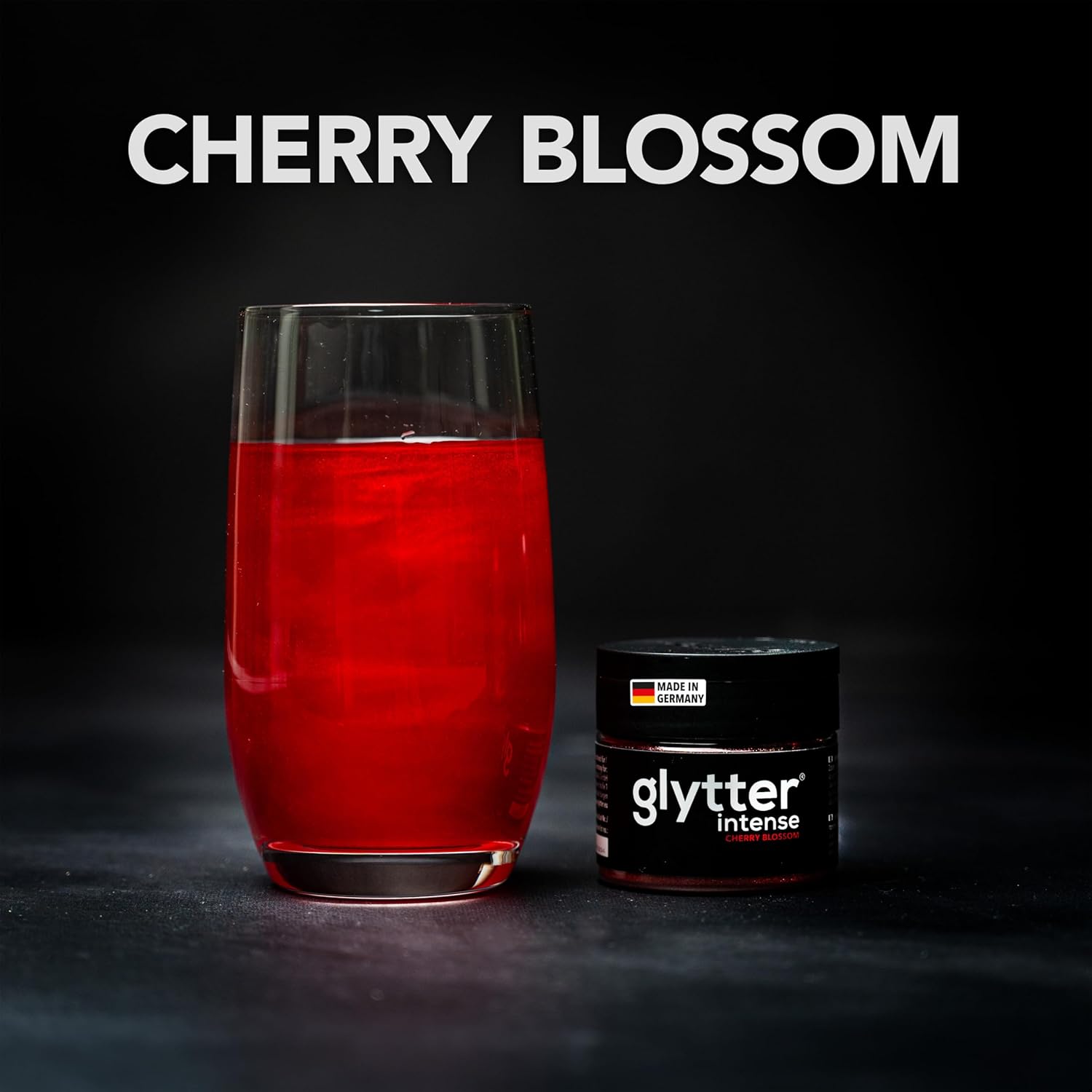 Thumbnail 1 de Glytter Glitzerpulver INTENSE für Getränke (Cherry Blossom) – essbarer, geschmacksneutraler Glitzer für Drinks