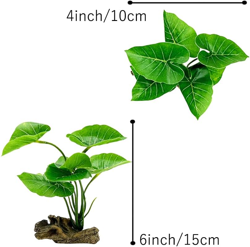Detalle de Smoothedo-Pets Green-Type-A 水槽用人工水草 15cm グリーンのレイアウト飾り