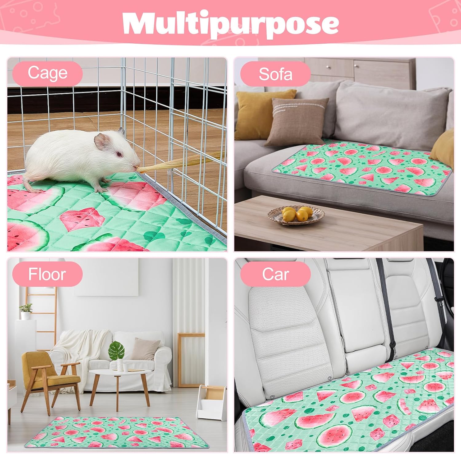 Thumbnail 4 de BeBeJoJo Guinea Pig Cage Liner 2 Pack