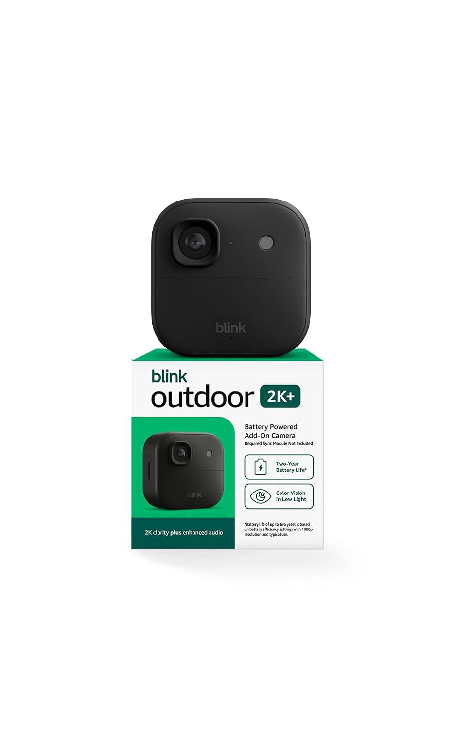 Detalle de Blink Outdoor 2K+ (Newest Model) Wireless Security Camera