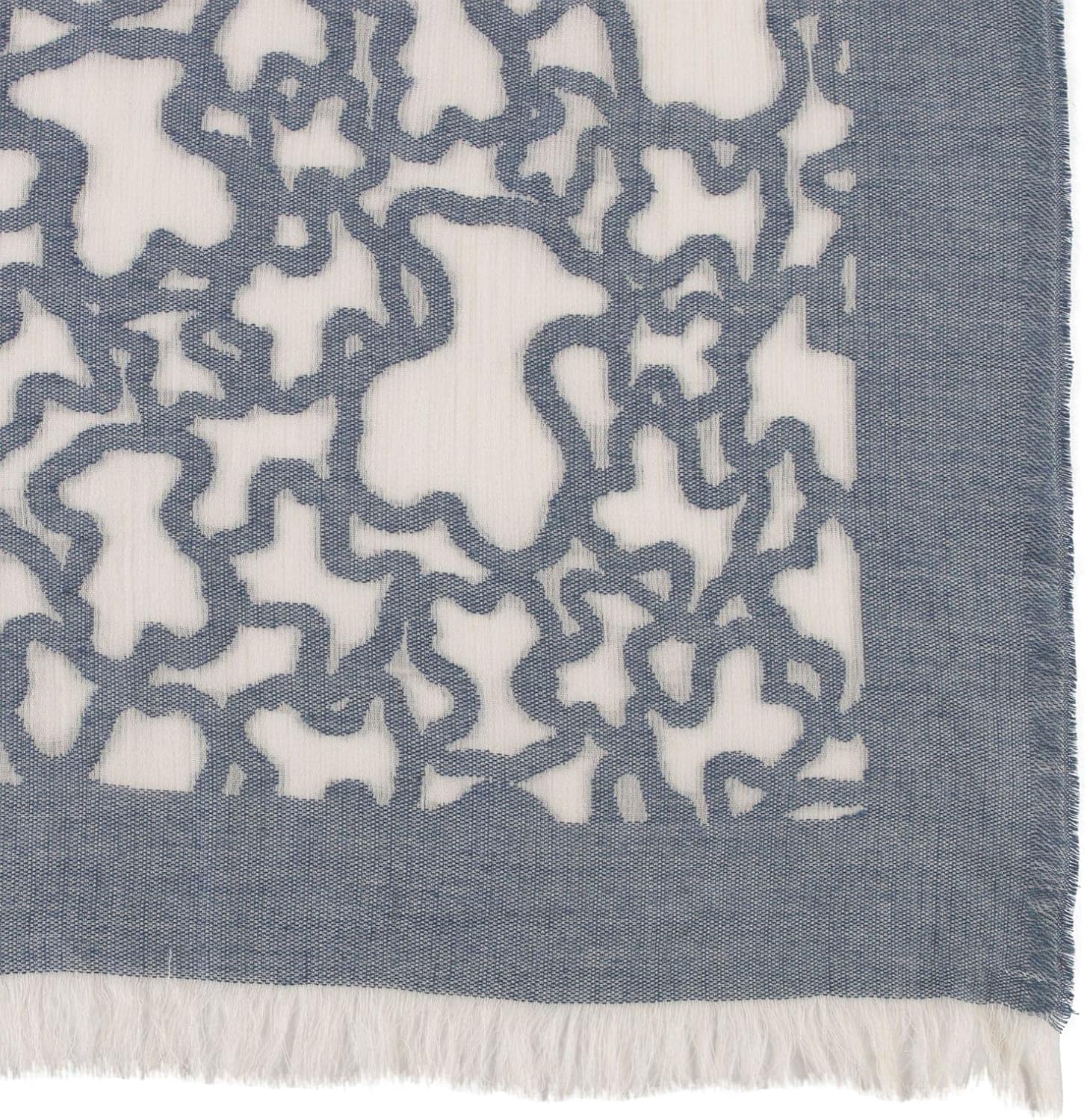Detalle 2 de TOUS Foulard Kaos color jeans 🧣